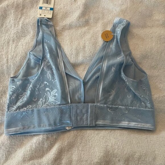NWT Wacoal Bralette Blue Size 36 Bra New With Tags Minimalist 36 D DD DDD - Picture 3 of 5